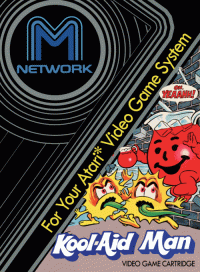 Kool-Aid Man Atari 2600  box art